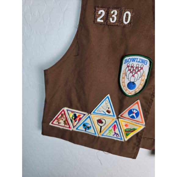 Girl Scouts Vest Brownies small? See measurements - Picture 5 of 5